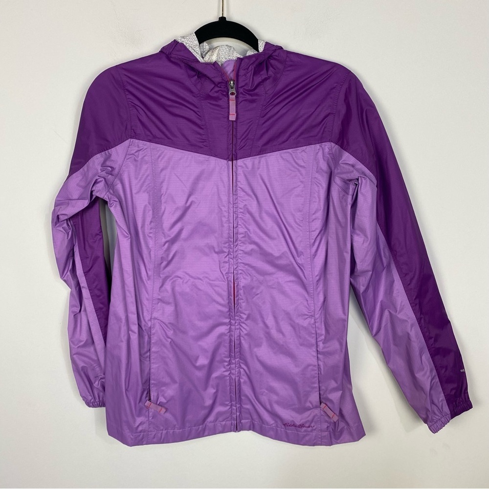 Eddie Bauer Weatheredge purple rain jacket outdoor